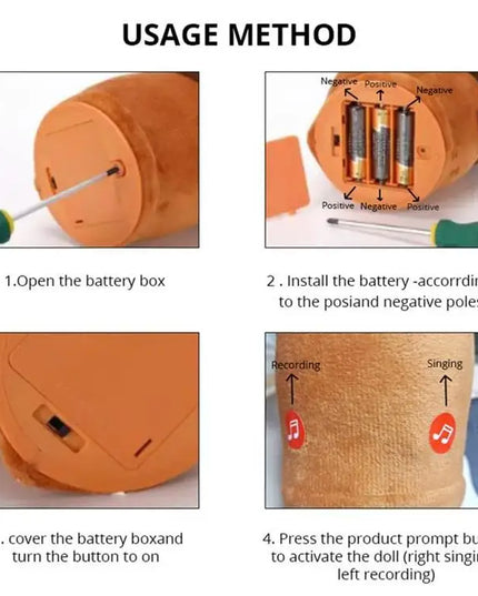 1pc Dancing Cactus Toy,Repeat Talking ,Song Speaker Wriggle Dancing Sing Talk, Plushie Stuffed ,Interaction and Decoration