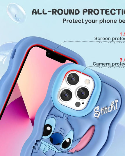 Silicone Wave Stitch Soft Cover Case For iPhone 16 15 14 13 12 11 Pro Plus mini Max Xs XR 6 7 8 SE