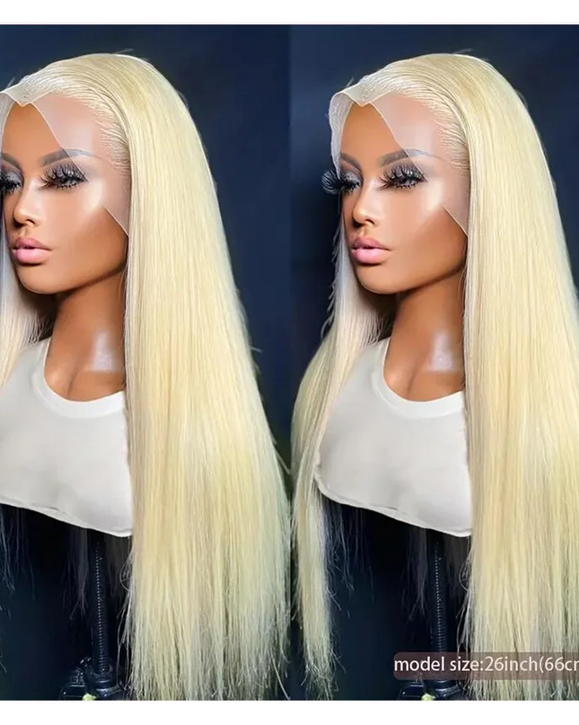 613 Blonde 360 Full Lace Wig Human Hair Pre Plucked Hd 13x4 13x6 Lace Front Wig Blonde Brazilian Straight Frontal Wigs For Women
