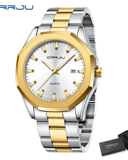 Watches for Men Classic with Date Business Dress Luxury Waterproof Luminous Mens Wrist Watch Analog Stainless Steel Men Watch