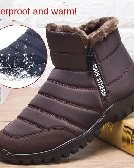 Men'S Winter Sports Shoes Soft Bottom Anti Slip Casual Sneakers Cold Proof And Warm Keeping Men'S Sneakers   Free Shipping Shoes