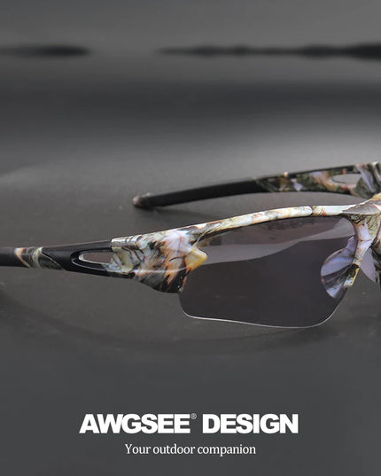 Sports Sunglasses for Men & Women – Semi-Rimless UV400 Protection for Baseball, Running, Fishing, Golf & Driving