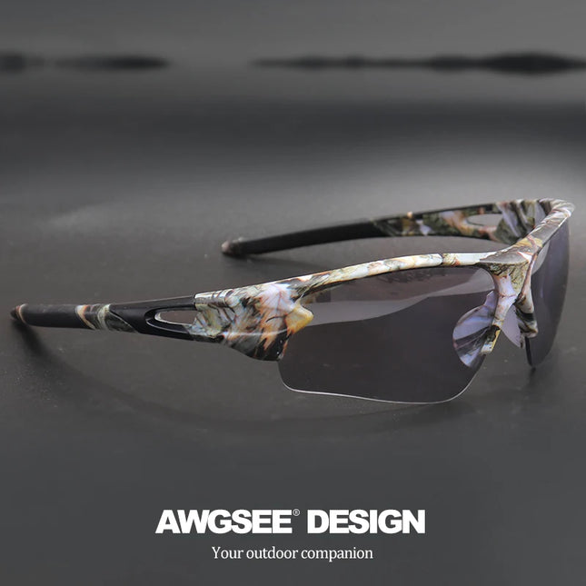 Sports Sunglasses for Men & Women – Semi-Rimless UV400 Protection for Baseball, Running, Fishing, Golf & Driving