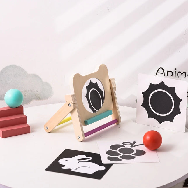 Montessori Wood Toys 0-12Months Baby Colorful Geometry Grasping Board Toys Newborn Sensory Touch Shape Recognition Game Toy Gift