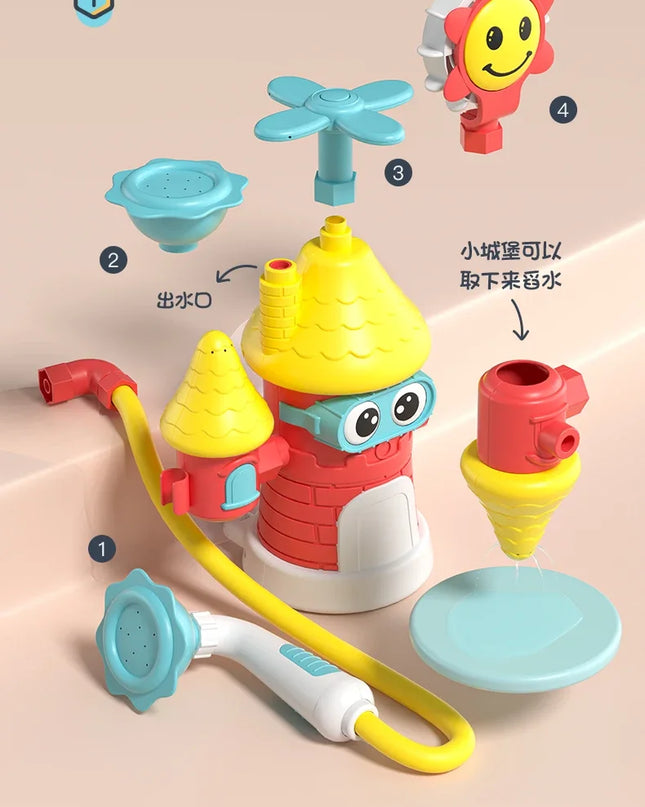 Baby Children's bath toys Water play toys Boys Girls bathing fun Electric water play artifact  Fun shower toy