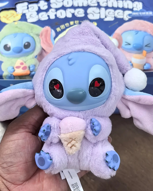 2025hot Stitch Eat Something Before Sleep Series Blind Box Plush Vinyl Toys Cute Doll Labu V3 Mystery Box Bag Pendant Decor Gift
