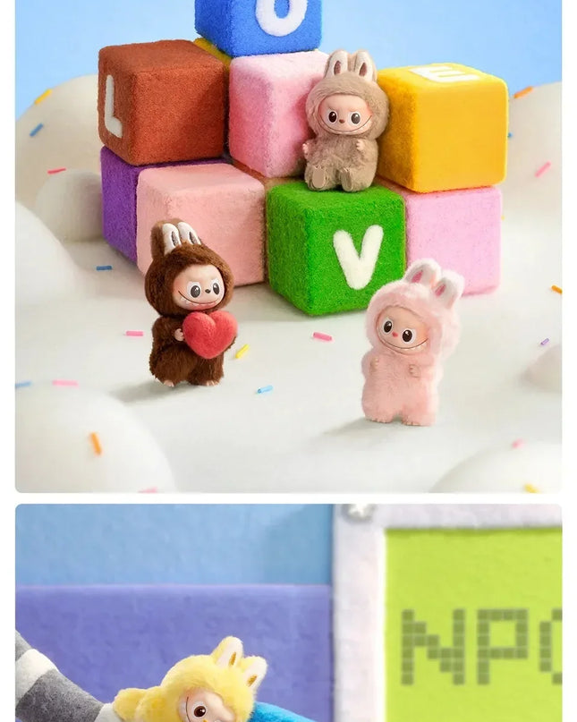 POP MART The Monsters Labubu V4 Pin for Love Series Mystery Blind Box Vinyl Face Plush Doll Pendant Keychain Toy Christmas Gifts