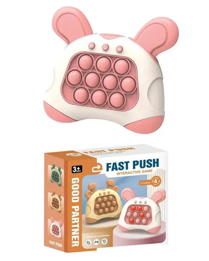 Upgraded Electronic Pop-Push Childrens Press Handle Fidget Toy Quick Push Game Squeeze Relief Toys Whac-A-ole Toys Sensory Toys