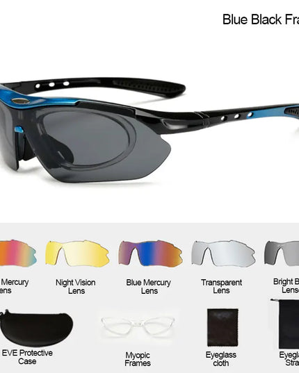 Cycling Sunglasses Sports Men Glasses Road Bicycle Glasses Mountain Bike Riding Protection Goggles Eyewear Women Sun Glasses