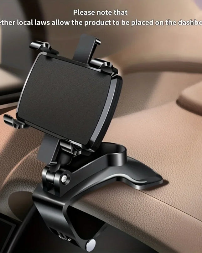 Support de téléphone universel pour tableau de bord de voiture 360 °   Support de voiture pour Smartphone rotatif, pour iPhone,
