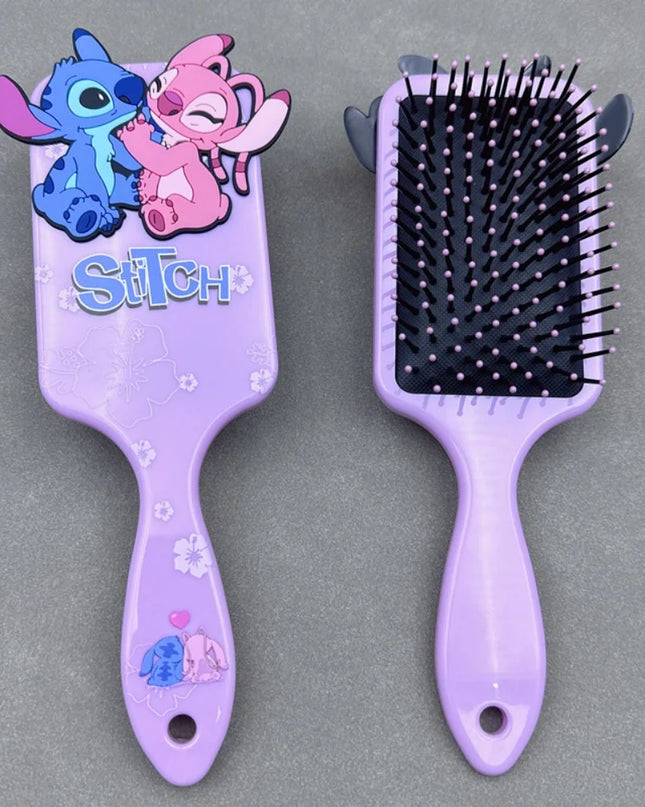 2025 Stitch Comb Series Cartoon needle around Air cushion massage comb for Kids Girl student comb gift