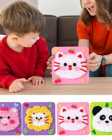 Learn to Sew Toys Cartoon Animals Handmade Dolls Crafting Set Sew Your Own Products Sewing Kits for Kids Learning Education Toys