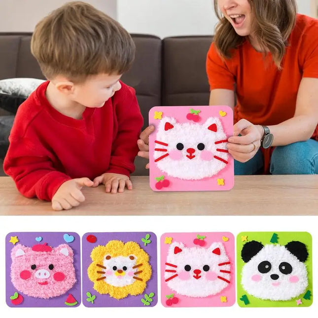 Learn to Sew Toys Cartoon Animals Handmade Dolls Crafting Set Sew Your Own Products Sewing Kits for Kids Learning Education Toys