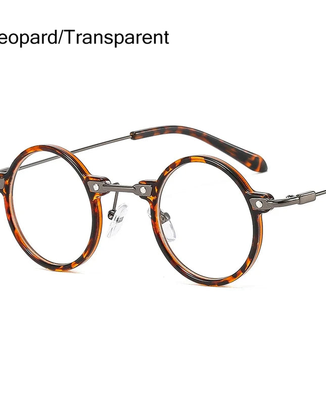 2022 Small Round Sunglasses Men Women Retro Punk Ocean Color Sun Glasses Gradient Clear Lens Eyewear Vintage Driving Glasses