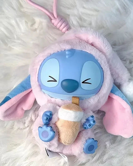 NEW Stitch Eat Something Before Sleep Series Blind Box Plush Dolls Pendant Cute Doll Ornament Mystery Box Surprise Toys Gifts