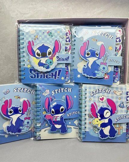 New Stitch Notebook Cute Anime Cartoon School Supplies Portable Diary Fashion Office Supplies Coil Book Children Holiday Gift
