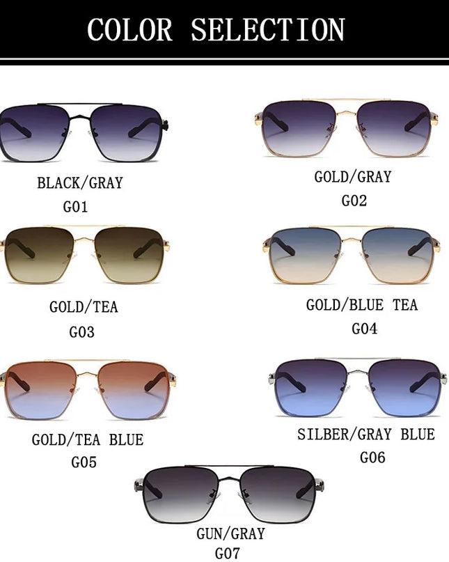 2023 Sunglasses For Men Square Sunglasses Women Trendy Luxe Vintage Fashion Glasses Retro Steampunk Shades Gafas De Sol Hombre