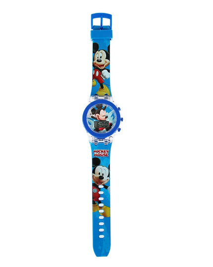 Flash Light Frozen Mickey Kids Watches For Girls Cartoon Spiderman Children Watch Boys School Student Digitel Clock Gifts