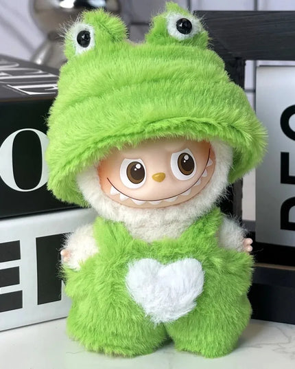 For Labubu 4.0 The Monsters Pin for Love Series Spring in the Wild Dinosaur Plush Set For Labubu V4 Doll Accessories