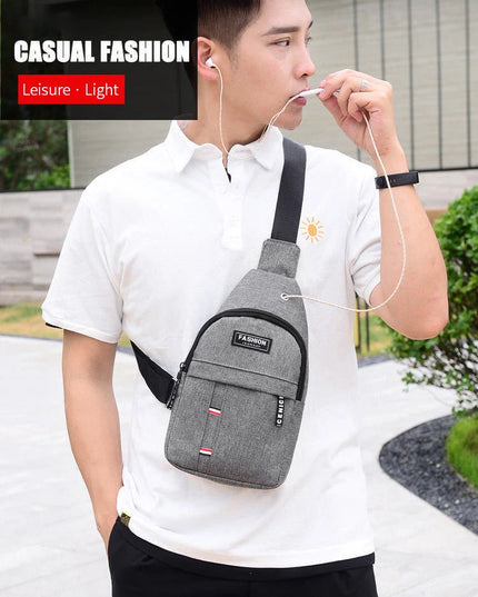 Men's Waterproof Large Capacity Fanny Pack, Adjustable Strap For Outdoor Activities, Travel Running, Hiking, And Cycling