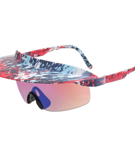 Visor Attaches To Sunglasses Sunglasses With Visor Attached Cycling Sunglasses Visor Shade Sunglasses Windproof Sunglass