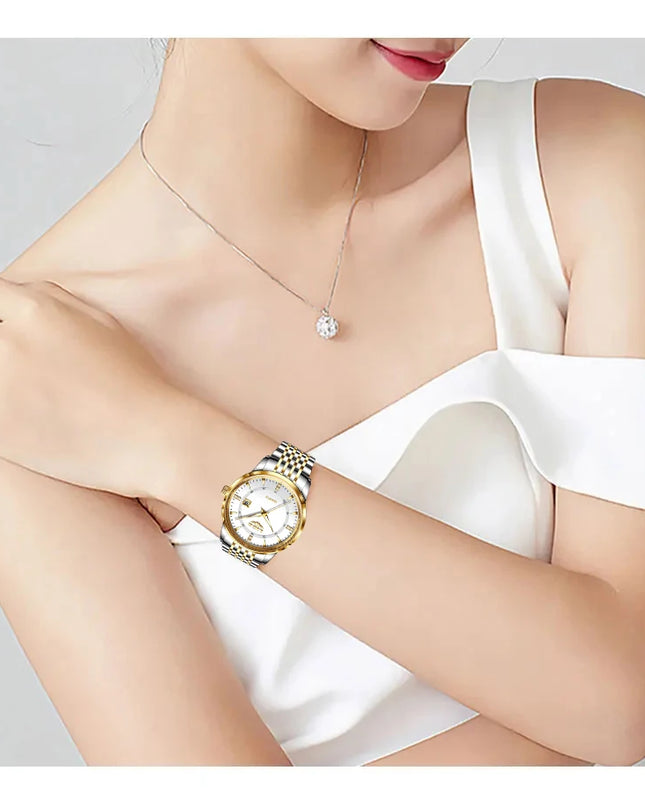 LIGE New Waterproof Watches Women Fashion Women's Bracelet Watch Top Brand Luxury Date Quartz Watch for Women Relogio Feminino