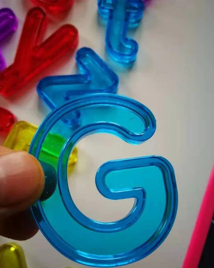 Montessori Transparent Letters And Numbers Toddler Learning Resources Educational Toys Counting And Spelling For Kids