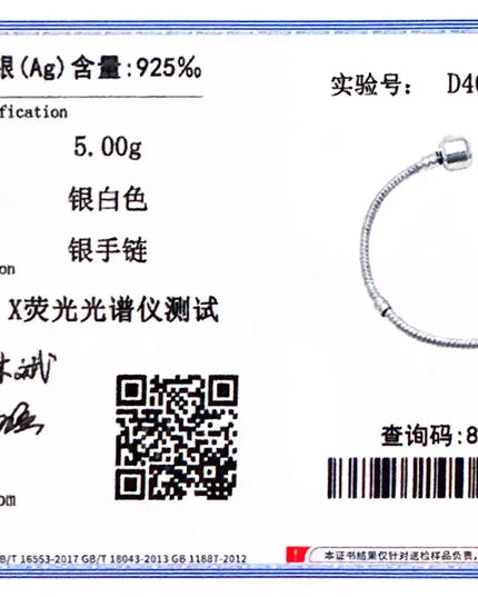 Handmade Original Fine Jewelry 925 Silver Charm Bracelet Soft Smooth Snake Bone Bracelets for Women