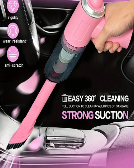 3 In 1 Integrated Suction And Blowing Vacuum Combination Vacuum Cleaner USB Charging Small Car Household Vacuum Cleaner