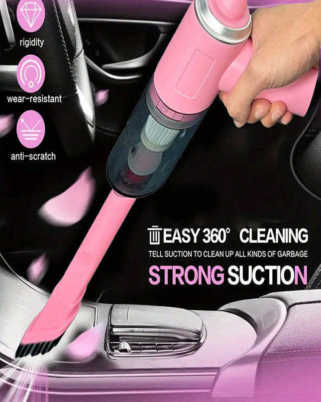 3 In 1 Integrated Suction And Blowing Vacuum Combination Vacuum Cleaner USB Charging Small Car Household Vacuum Cleaner