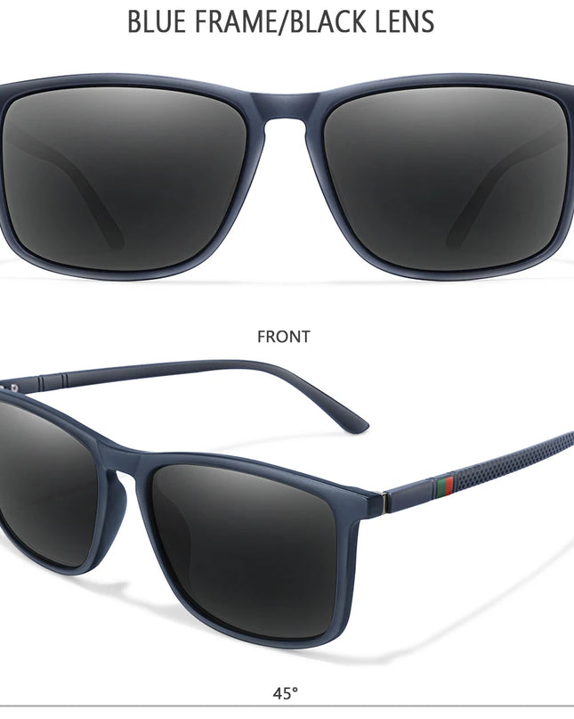 Luxury Square Vintage Polarized Cycling Sunglasses Men Women Fashion Travel Driving Fishing Sun Glasses Male Eyewear UV400