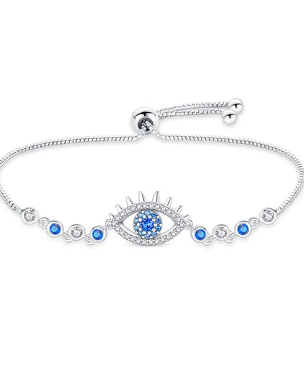 Bracelet Original 925 Silver Lucky Symbol Zircon Bracelet Luxury Jewelry For Woman Romantic Valentine's Day Jewelry Gifts
