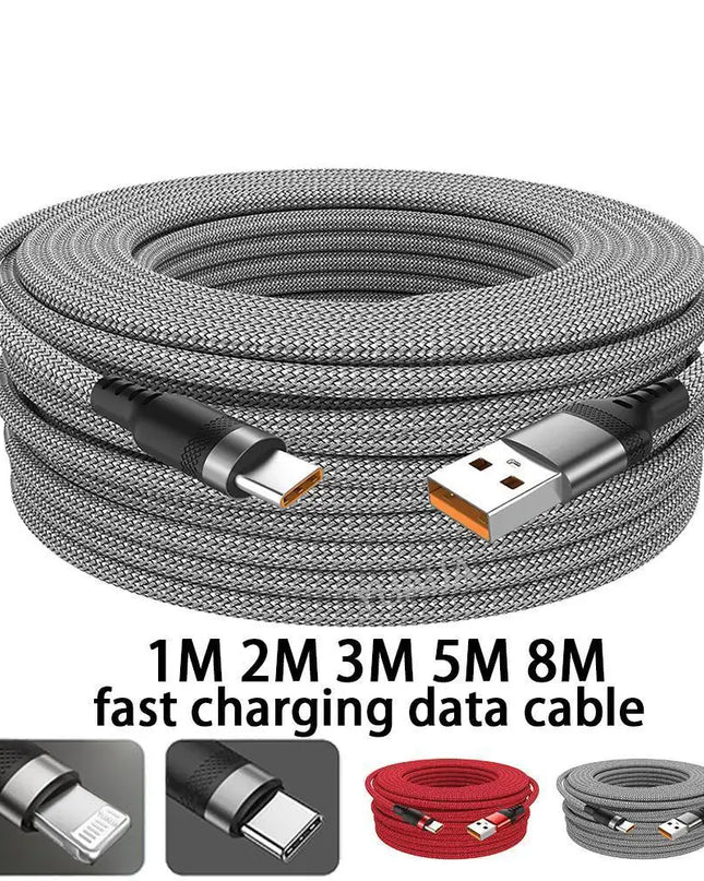 USB TYPE C Fast Charge Cable Android Micro USB line USB to LIGHTNING Extend Charging Cable for iPhone 14 Xiaomi OnePlus Samsung