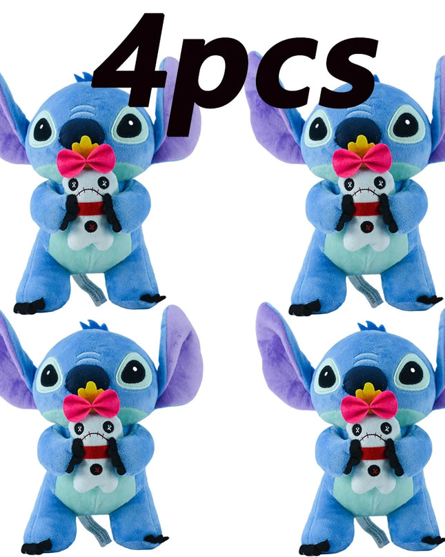 12cm 20cm 25cm Stitch Stuffed Plush Models Cartoon Stuffed Plush Dolls Anime Plush Baby Toys Kawaii Kids Birthday Gift