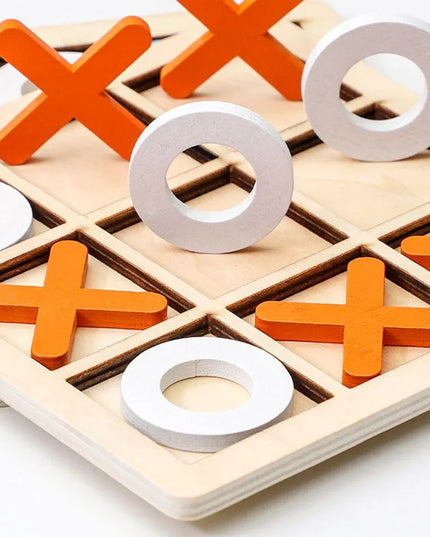 Montessori Wooden Toy Mini Chess Play Game Interaction Puzzle Training Brain Learing Early Educational Toys For Children Kids