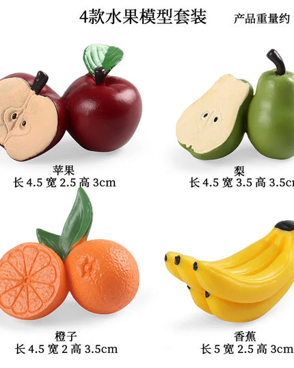 Montessori Math Toy Simulation Building Model Human Body Instrument Vegetable Pyramid Architecture Educational Toy for Children
