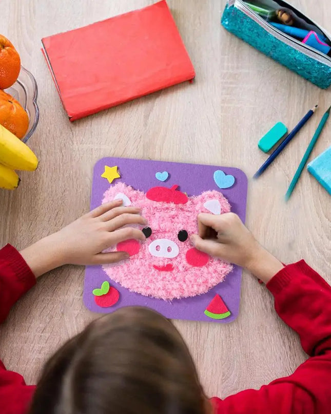 Learn to Sew Toys Cartoon Animals Handmade Dolls Crafting Set Sew Your Own Products Sewing Kits for Kids Learning Education Toys