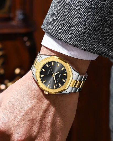 Watches for Men Classic with Date Business Dress Luxury Waterproof Luminous Mens Wrist Watch Analog Stainless Steel Men Watch