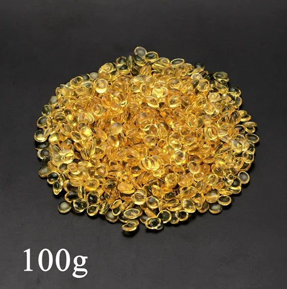 Best Quality 20/50/100/200G Italian Keratin Glue  yellow Granule/Beads/Grain  For Human Hair Extension