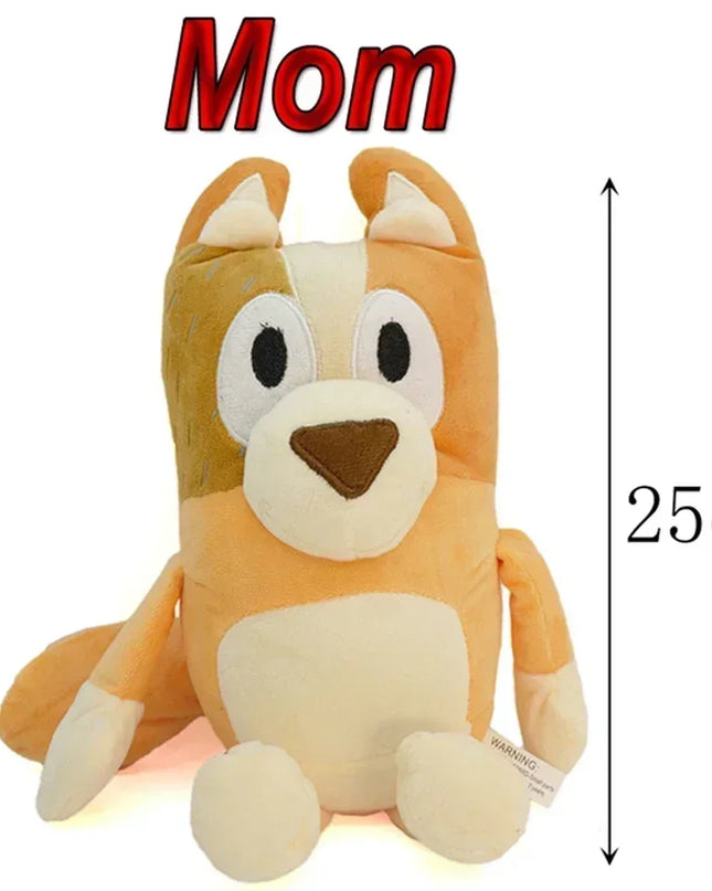 HOT SALE Bluey Dog Bingo Family Plush Toy Cartoon Dog Soft Stuffed Animals Dolls Birthday Christmas Gifts Family Blue-Y Bingo!!!