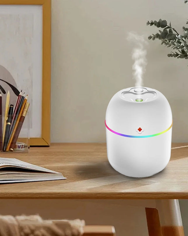 Mini Portable Air Humidifier USB Atomizer Aroma Diffuser Desktop Indoor Household Mute Hydrating Air Atomization Humidifie