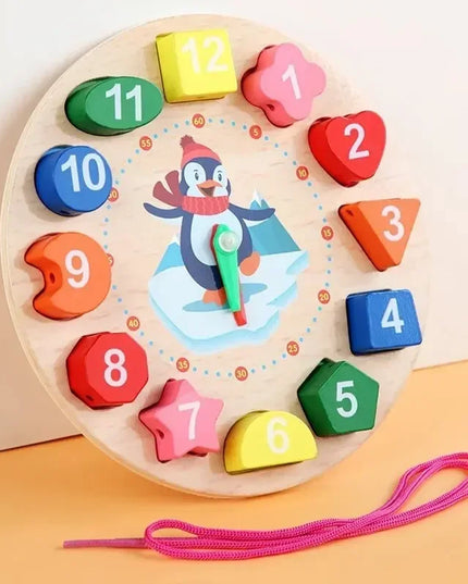 Montessori Wooden Toys for Babies 1 2 3 Years Boy Girl Gift Baby Development Games Wood Puzzle for Kids Educational Learning Toy