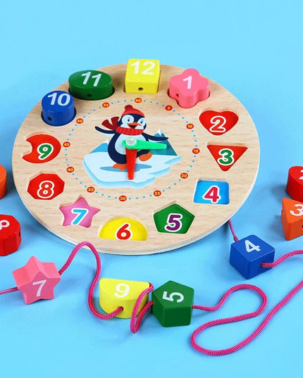 Montessori Wooden Toys for Babies 1 2 3 Years Boy Girl Gift Baby Development Games Wood Puzzle for Kids Educational Learning Toy