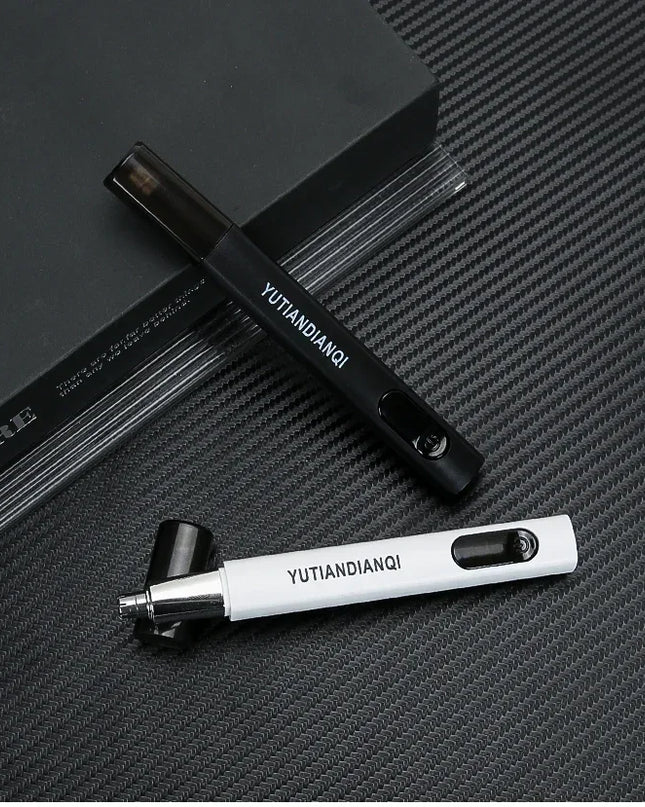 2 In 1 Electric Portable Ear And Nose Hair Trimmer Clipper 2024 Professional Painless Portable Eyebrow For Men