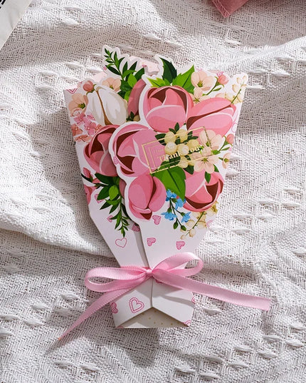 Creative Carnation Thanks Flowers Postcard Exquisite Beautiful Greeting Card Floral Birthday Cards Teacher Day Birthday Gifts