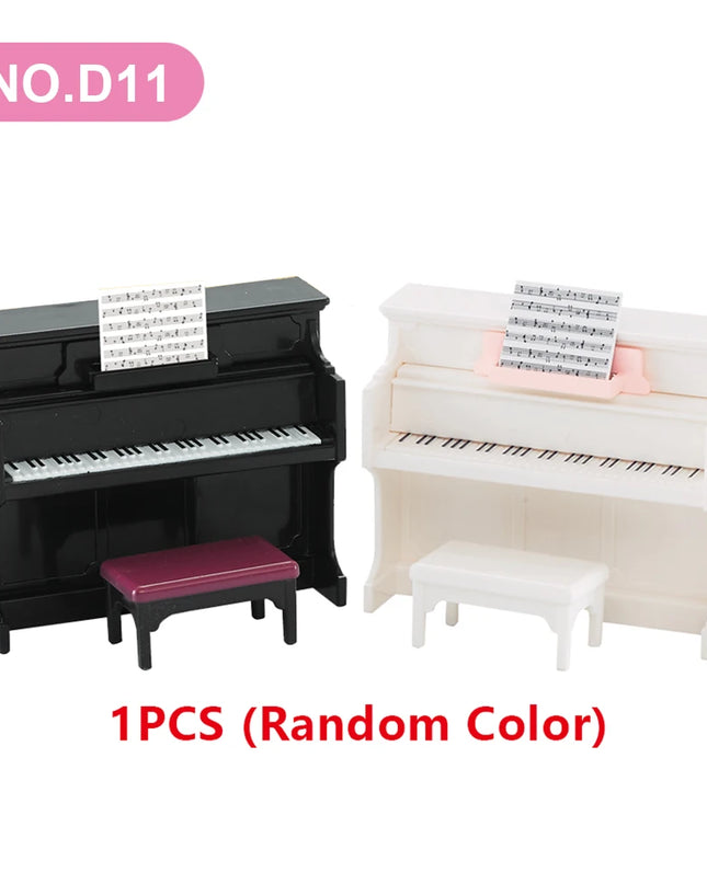 Toys Doll 1:12 Forest Family Montessori Kitchen Compatible Miniature Dollhouse Kitchen Accessories Furniture Pretend Play Gifts