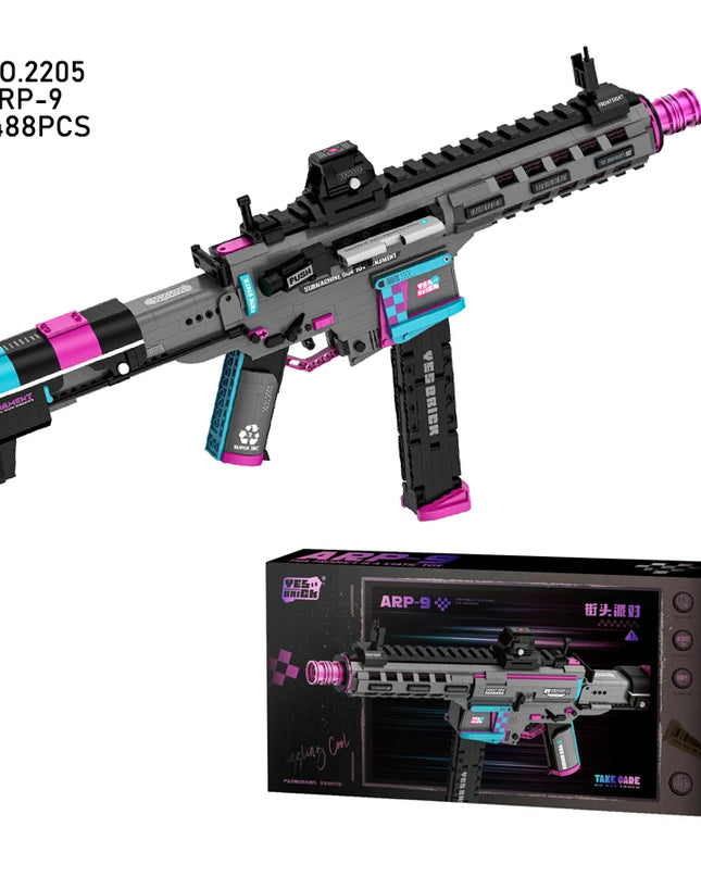 Cool Toy Guns Building Blocks Models Gun Military Weapon Simulated Shooting Plastic Mini Bricks Assembly Toys Boys Gifts