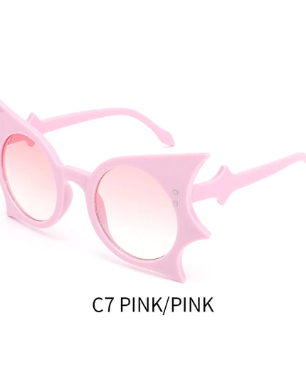 1pc Bat Hip Hop Funny Sunglasses Butterfly Sunglasses Concave Sunglasses Personalized Versatile Sunglasses