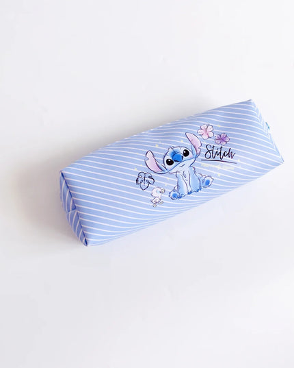 Disney Stitch Anime Pencil Case Stitch Print Pen Bag  Cartoon Students Storage Bag Stationery kids Toy Student Christmars Gift
