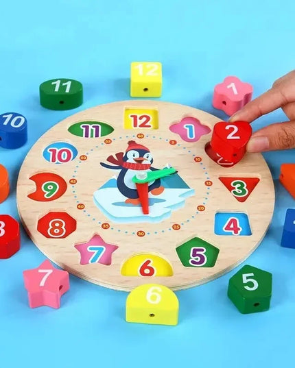 Montessori Wooden Toys for Babies 1 2 3 Years Boy Girl Gift Baby Development Games Wood Puzzle for Kids Educational Learning Toy